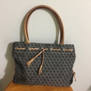 Dooney and Bourke Monogram Canvas Tote